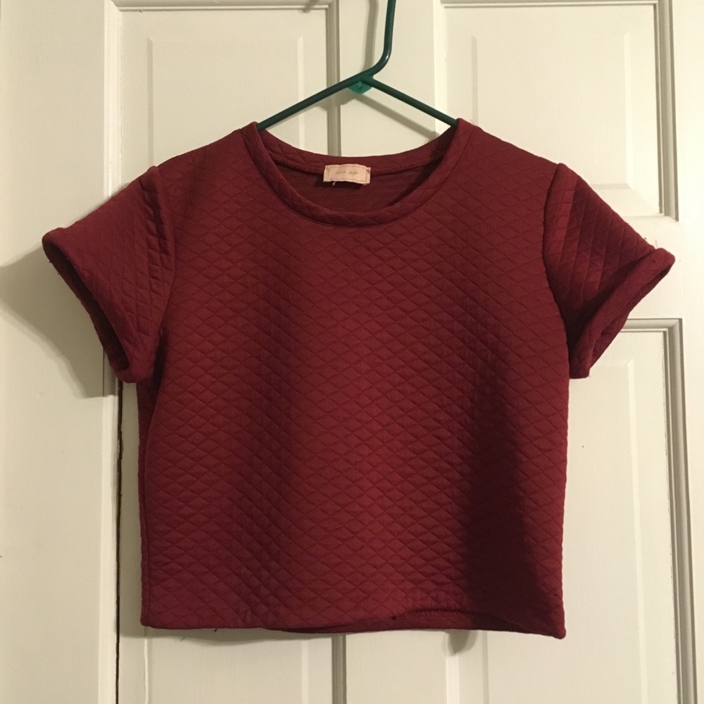 Love.. Ady Red Quilted Top
